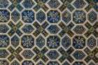 Tomar, Portugal. Traditional Portuguese tiles. Art Print